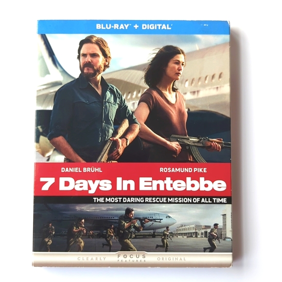 2/$15 SEALED NEW - 7 Days In Entebbe Blu-ray DVD - Picture 1 of 5